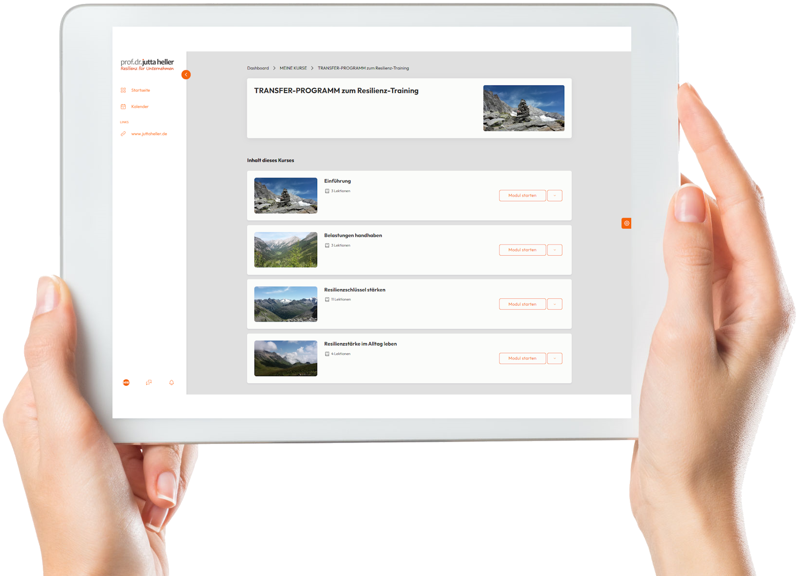 transferprogramm resilienztraining jutta heller