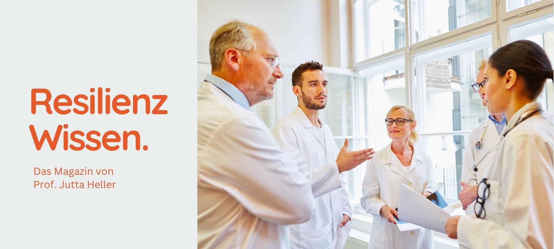 Medizinisches Fachteam im Dialog zur gezielten Personalentwicklung am Beispiel Klinikum Fürth für mehr Resilienz im Krankenhaus.